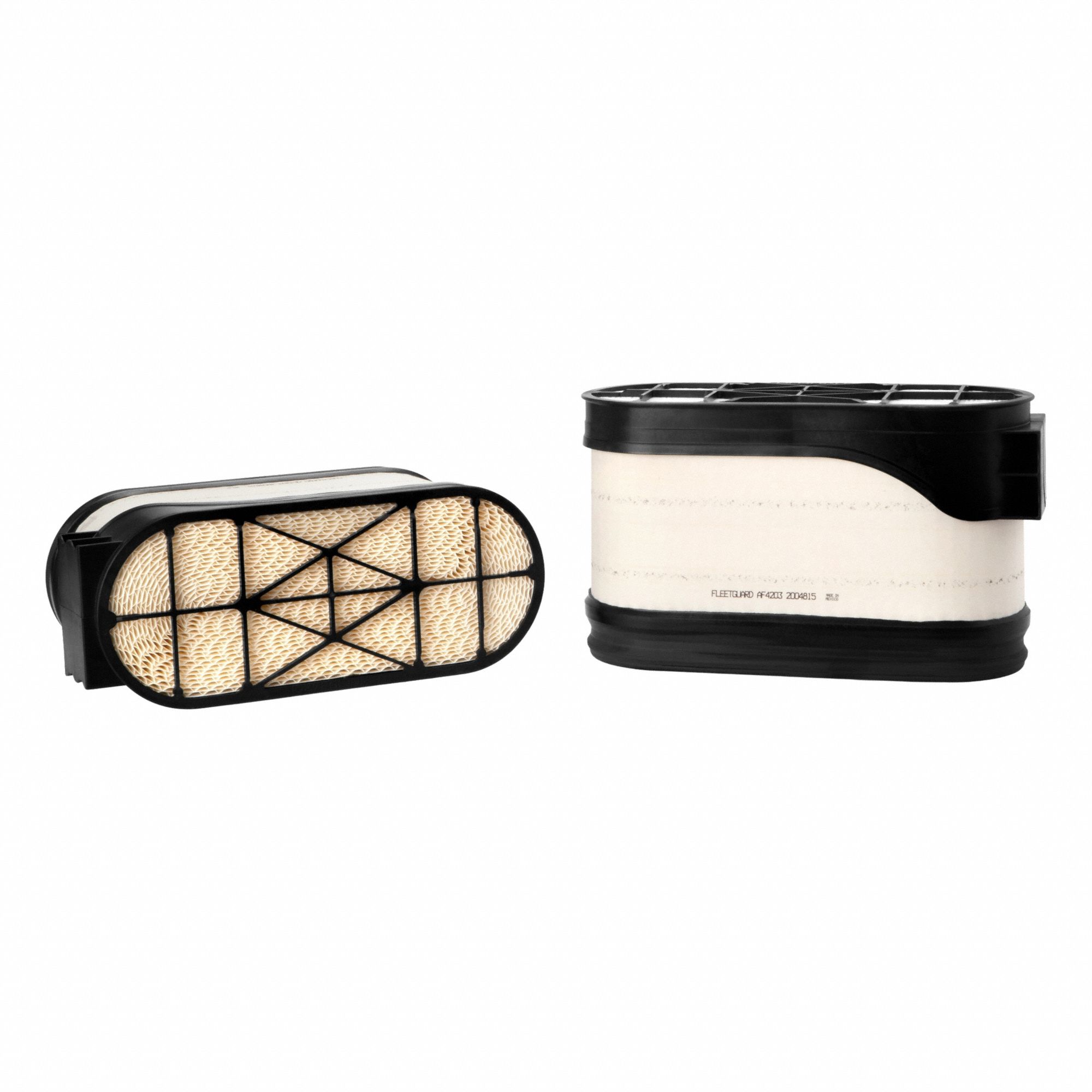 Air Filter: Engine, Round, 12 25/32 in Outside Dia, 7 1/4 in Overall Lg, Trucks, AF26155