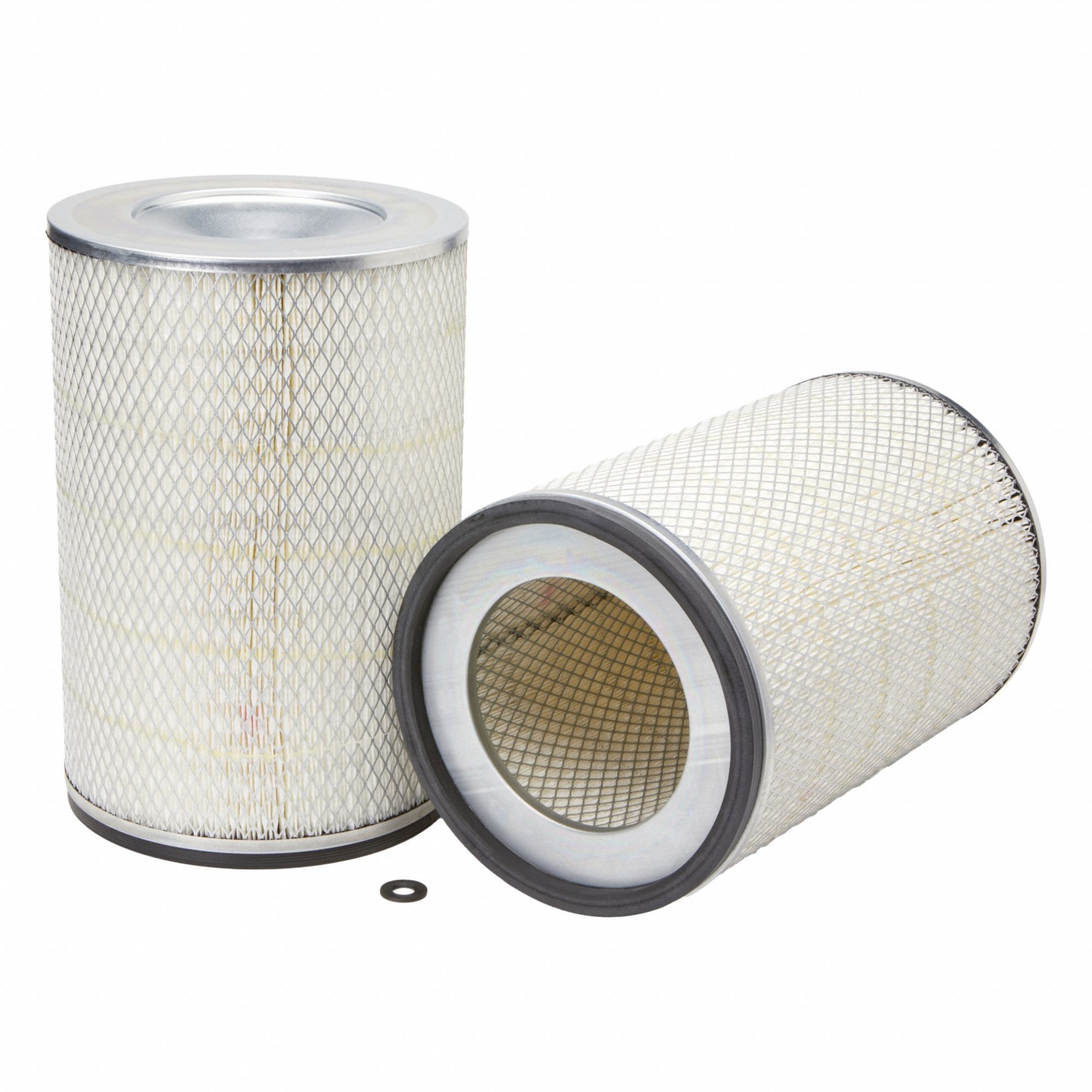 Automotive Air Filter: Round-Oval, Engine, Round, Axial Seal, 11 3/32 in Outside Dia