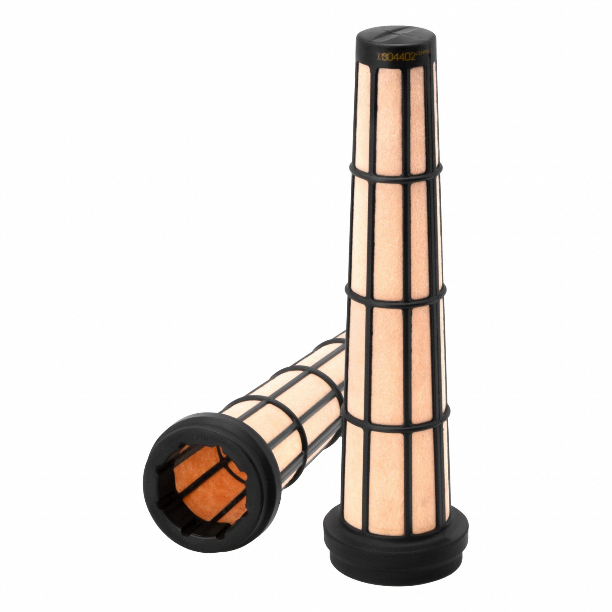 Air Filter: Round-Oval, Engine, Round, Radial Seal, 2 5/8 in Outside Dia, Synthetic Media