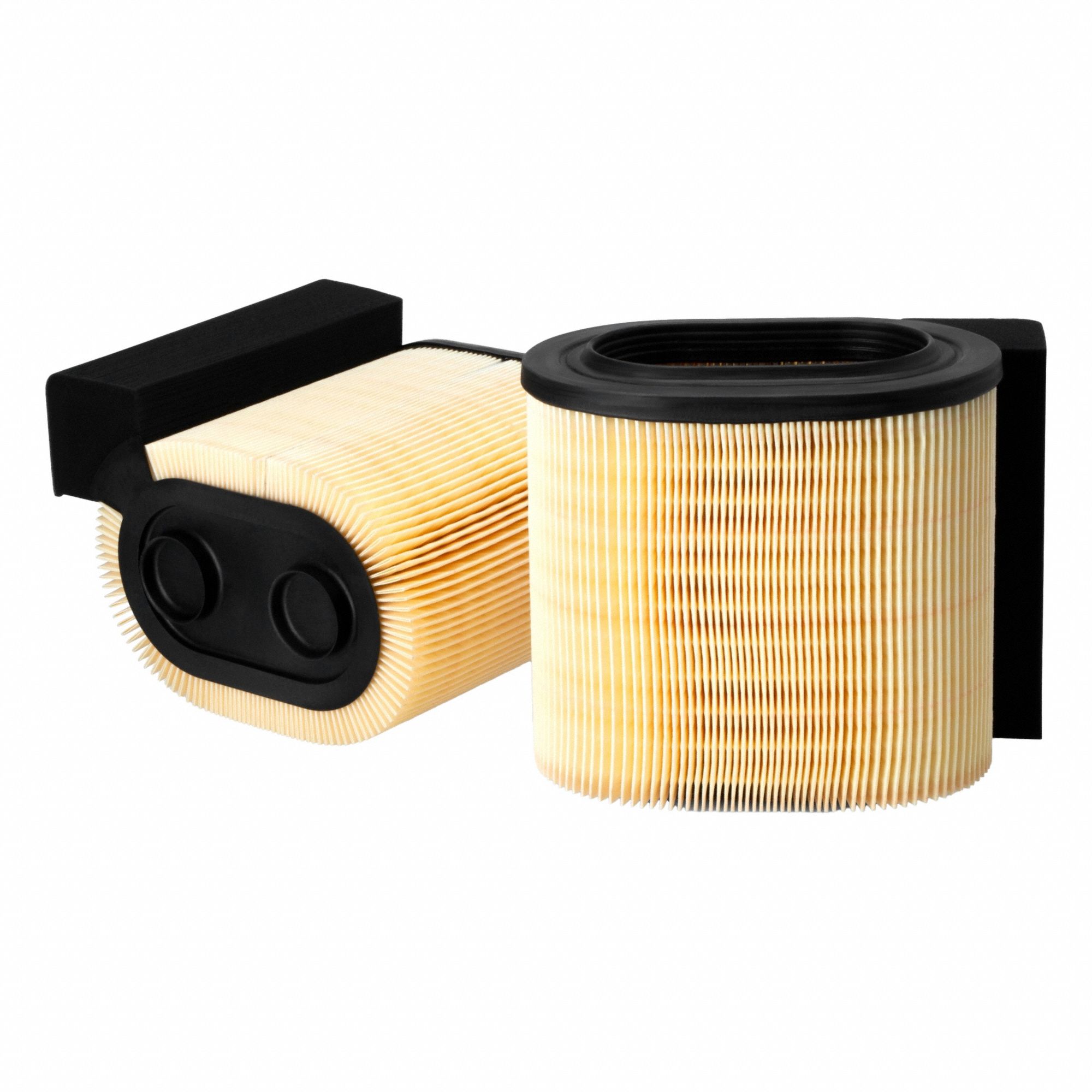 Automotive Air Filter Pack: Round-Oval, Engine, Round, Radial Seal, 9 29/32 in Overall Ht