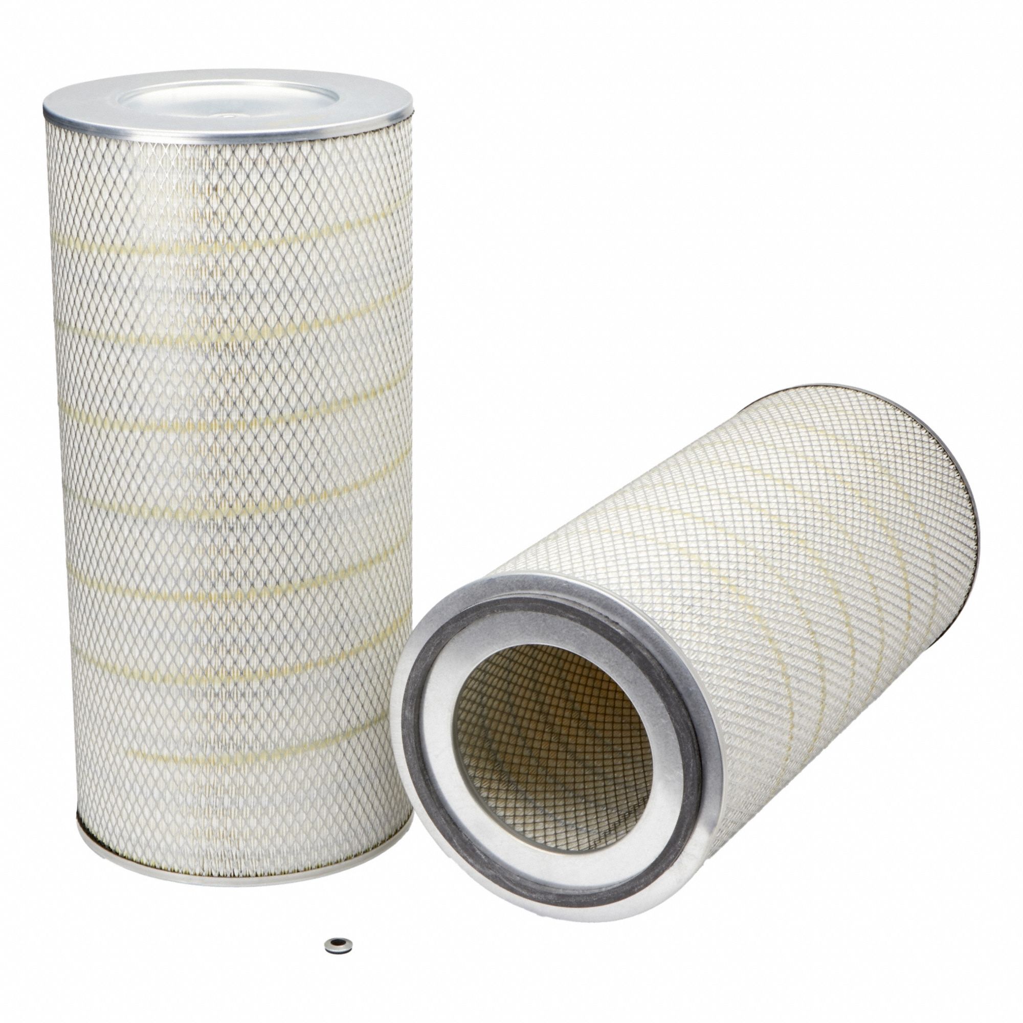 Automotive Air Filter: Round-Oval, Engine, Round, Axial Seal, 12 9/16 in Outside Dia