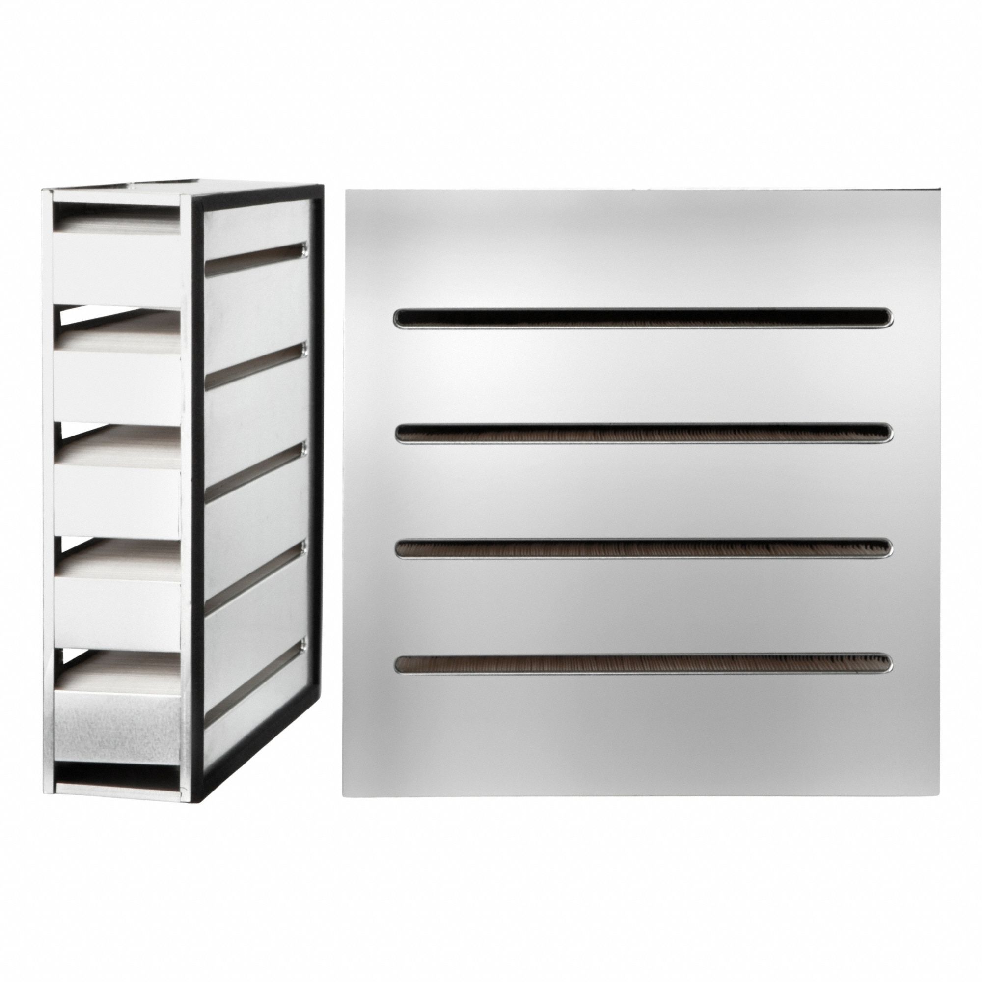 Air Filter: Panel, Engine, Oblong, Panel, 19 1/2 in Overall Lg, 19 1/2 in Overall Ht