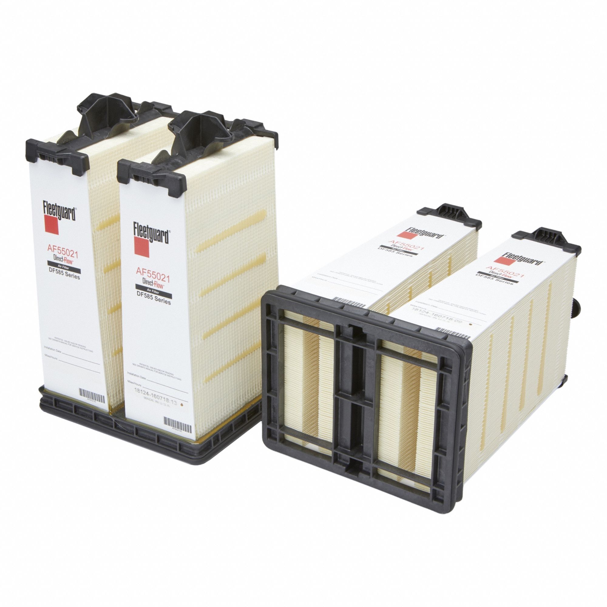 Automotive Air Filter: Engine, Round, 7 29/32 in Overall Lg, 16 5/16 in Overall Ht