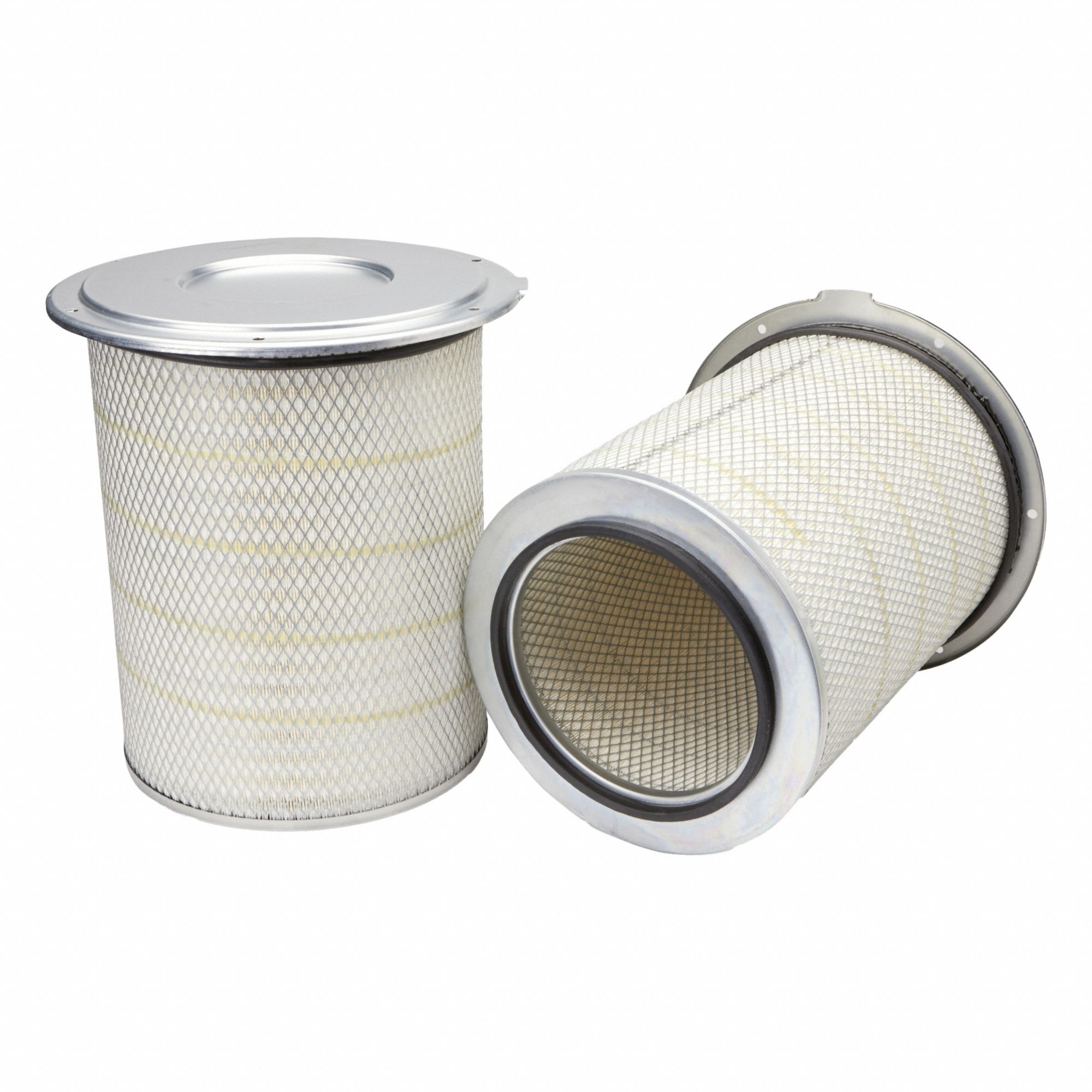 Automotive Air Filter: Round-Oval, Engine, Round, Radial Seal, 13 27/32 in Outside Dia