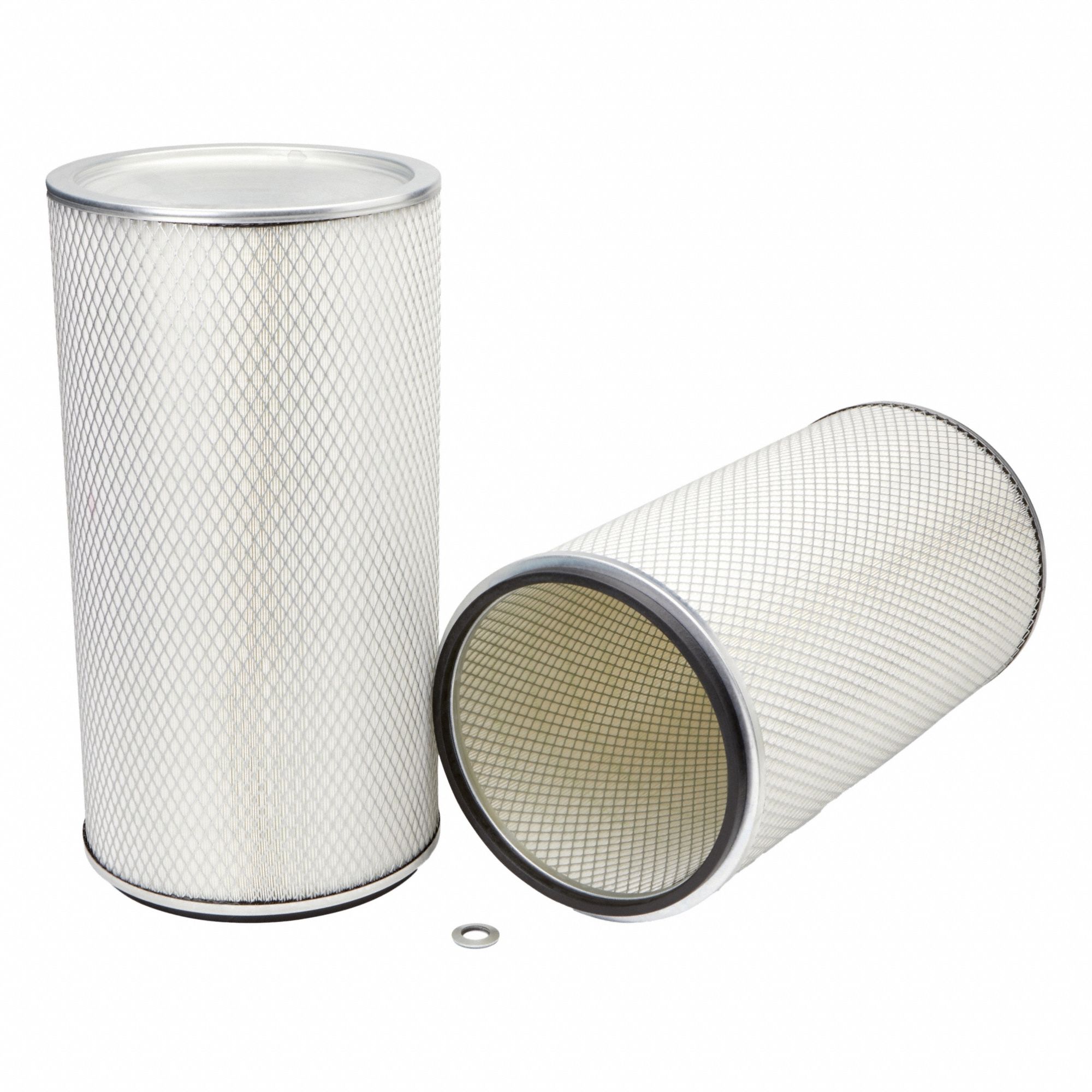 Automotive Air Filter: Round-Oval, Engine, Round, Axial Seal, 11 15/16 in Outside Dia