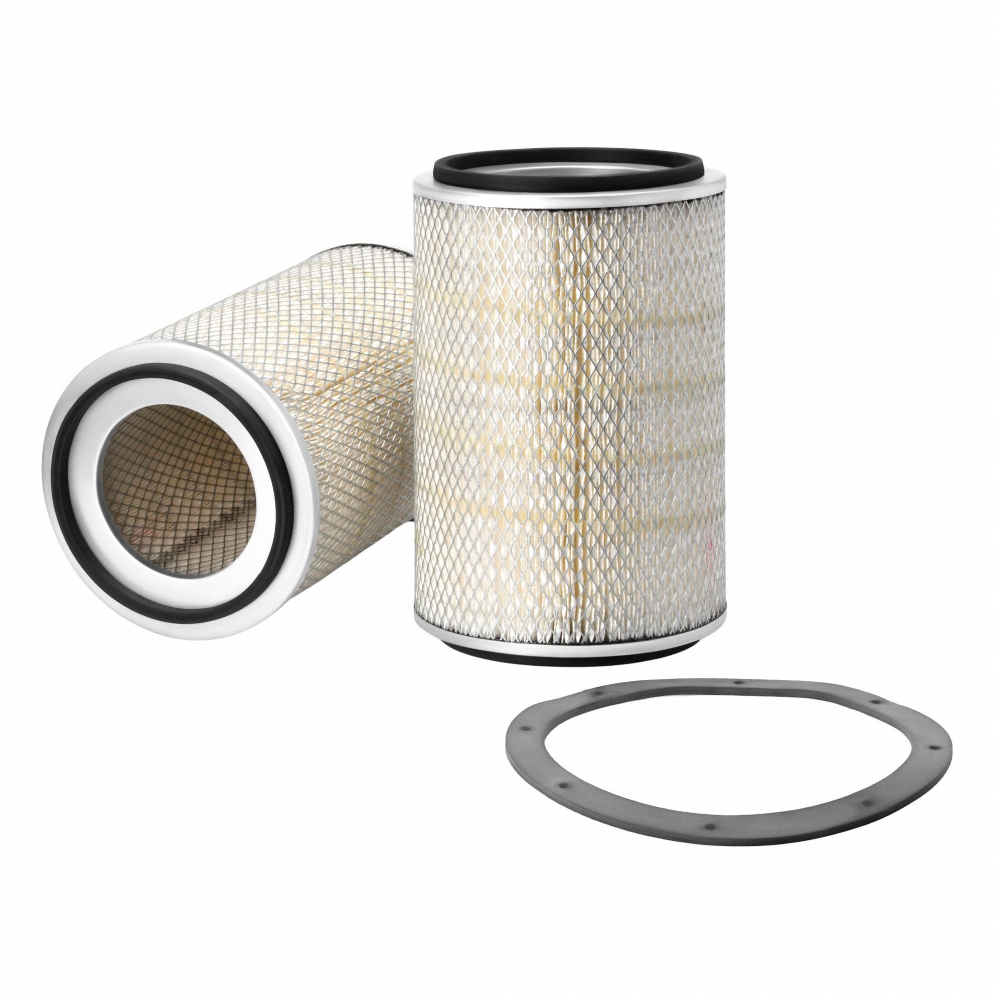 Air Filter: Round-Oval, Engine, Round, Axial Seal, 7 7/8 in Outside Dia, 16 in Overall Ht