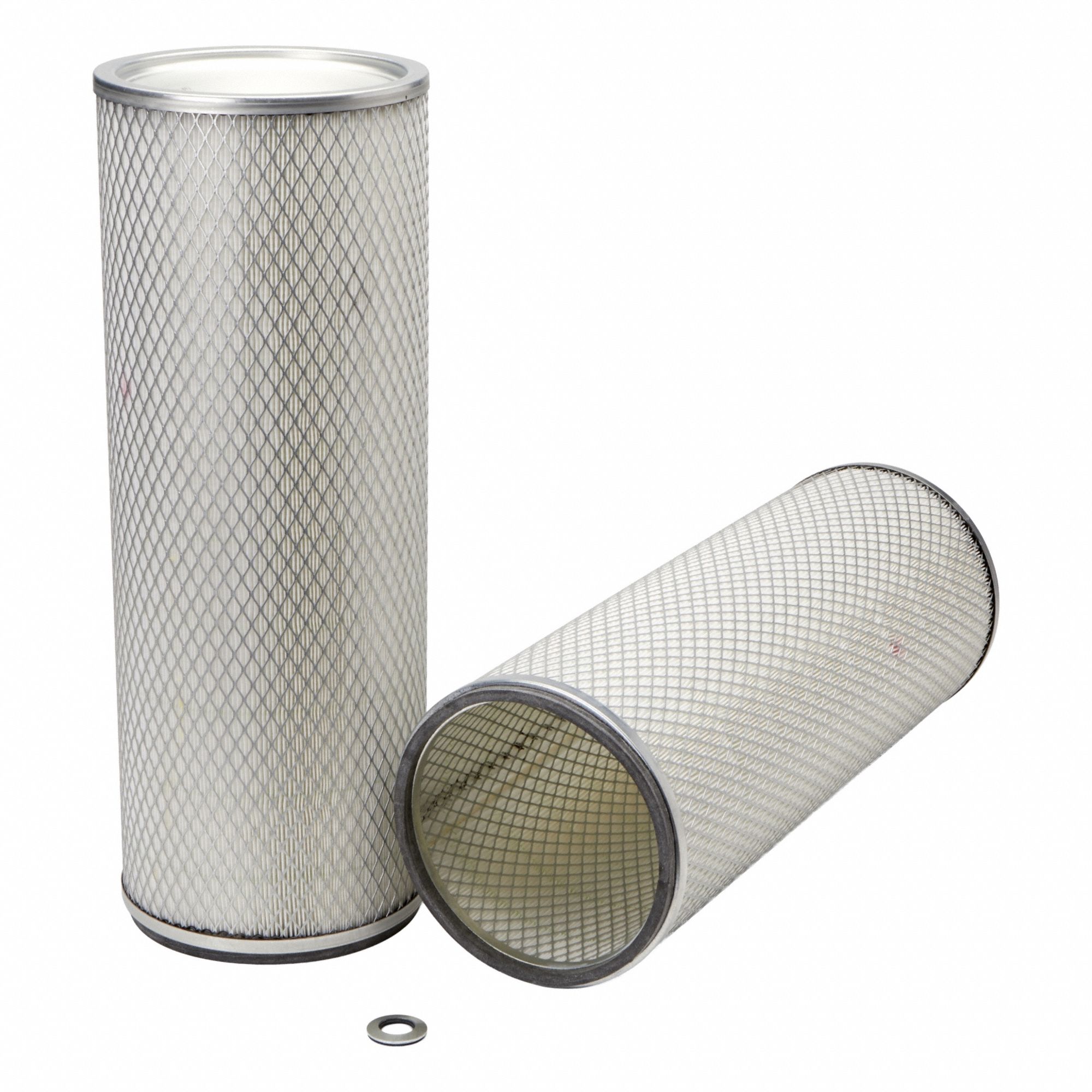 Air Filter: Round-Oval, Engine, Round, Axial Seal, 8 1/4 in Outside Dia, Trucks