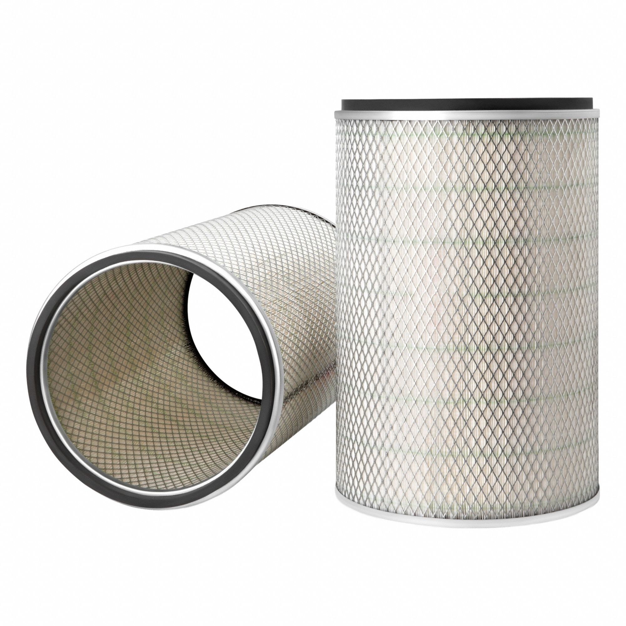 Air Filter: Round-Oval, Engine, Round, Axial Seal, 11 29/32 in Outside Dia, Trucks