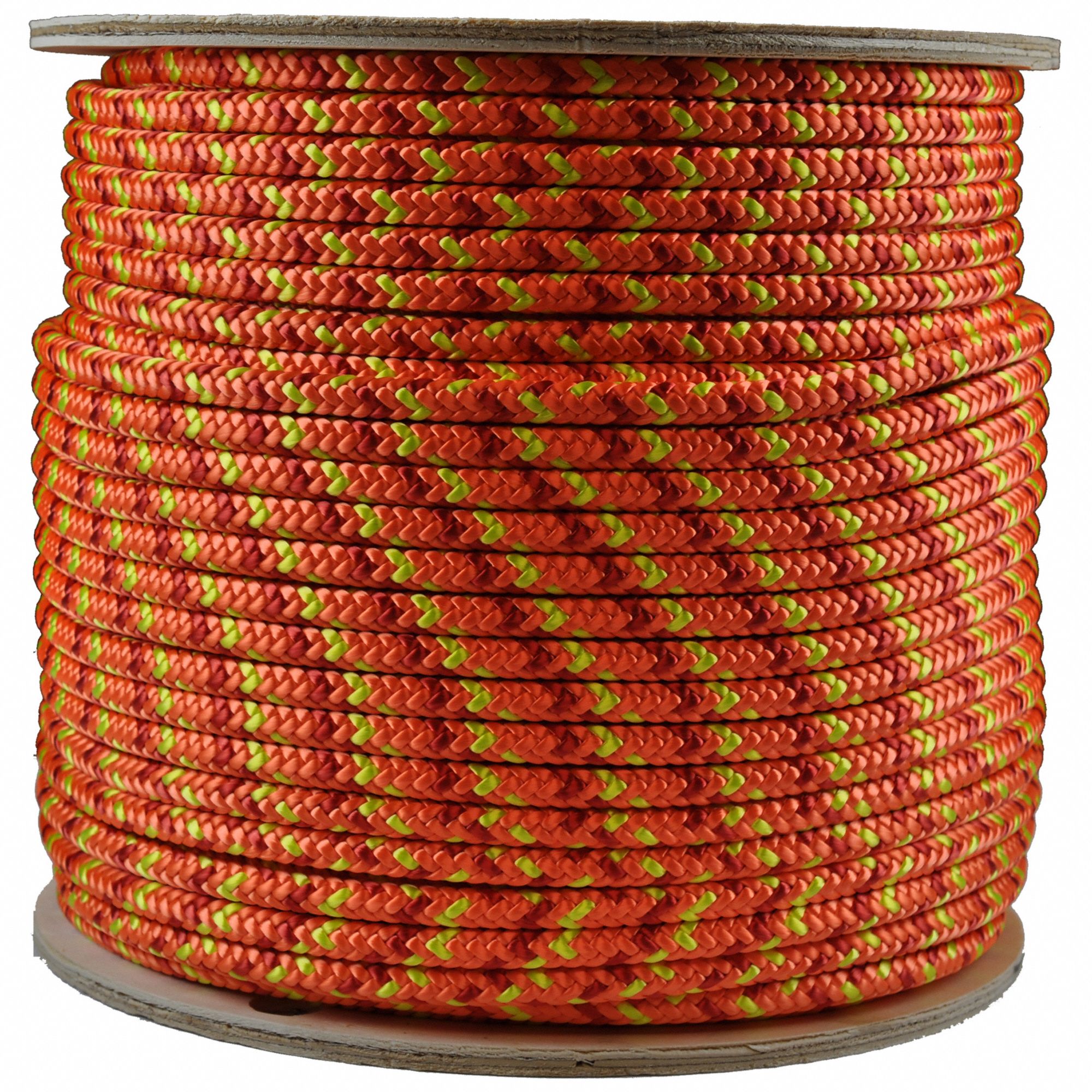 RIGGING AND CLIMBING ROPE, BRAID, ½ IN DIA, 730 LB WORKING LOAD LIMIT, 600 FT OVERALL L