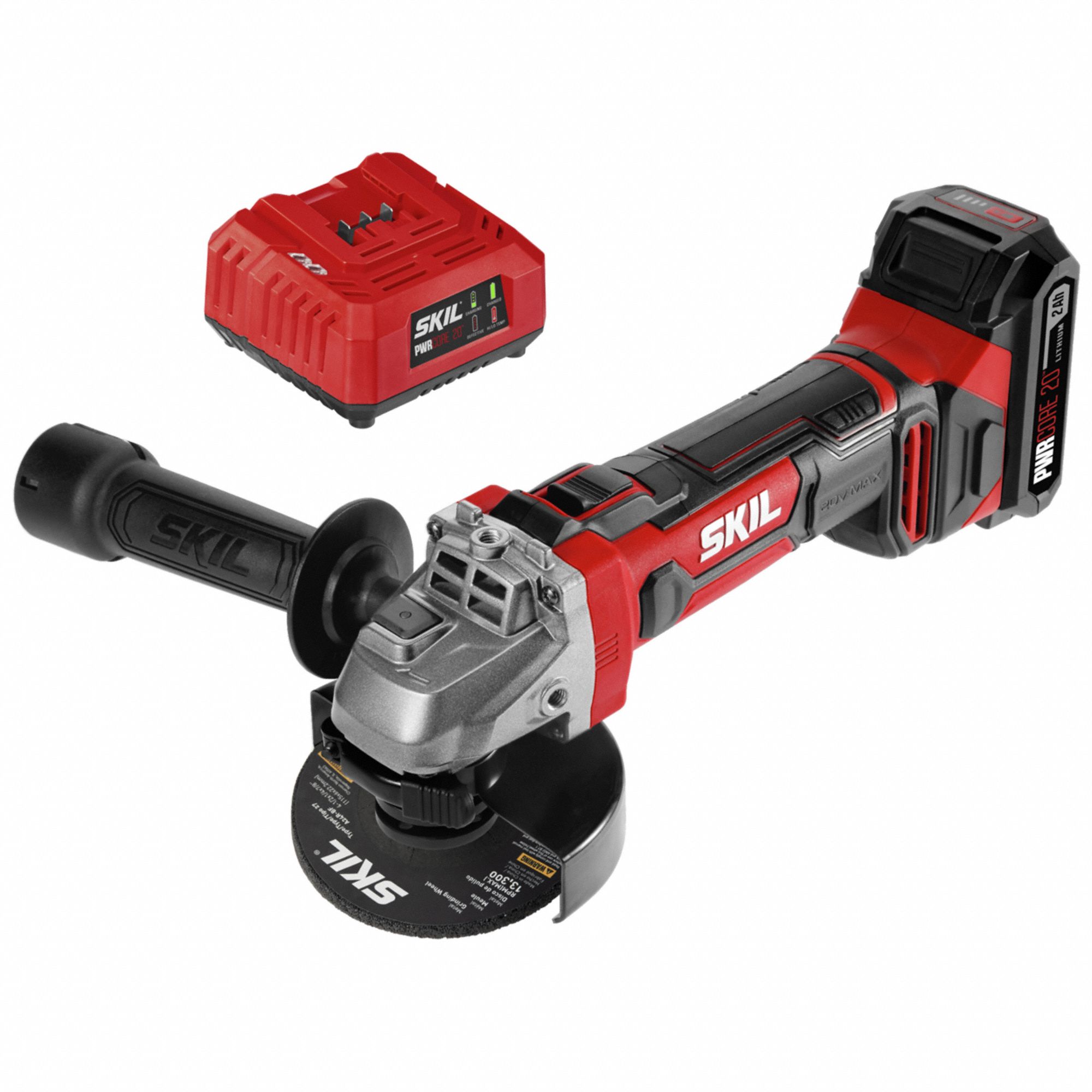 Angle Grinder Kit, Cordless, 8500 RPM