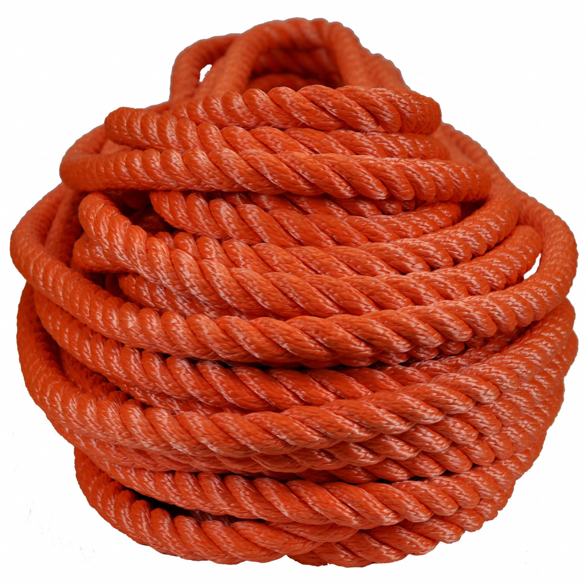 All Gear AG3STP34O Rigging Line Rope, 600 ft L, 3/4 Dia, Org