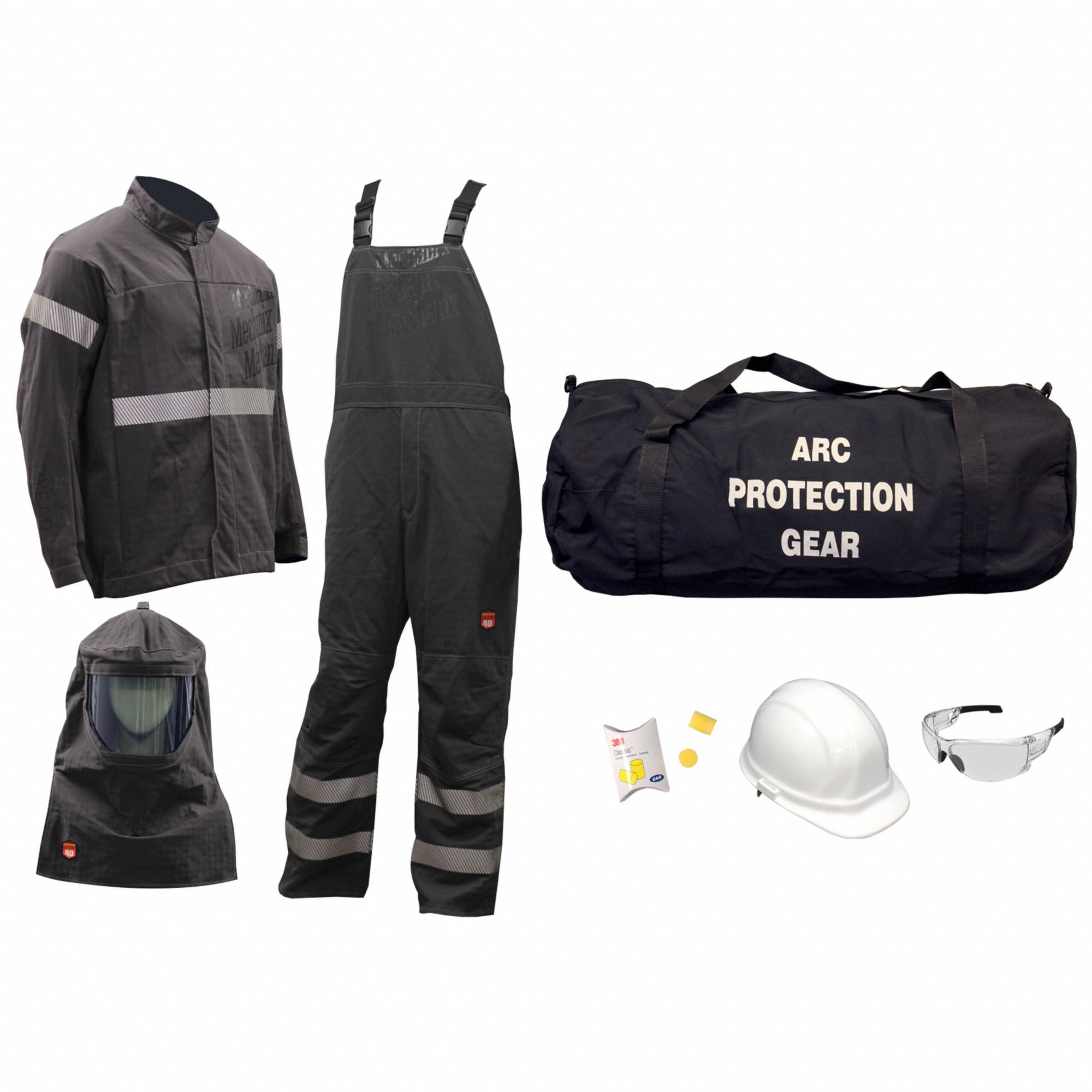 MECHANIX WEAR, M, 40 cal/sq cm ATPV, PPE4 Arc Flash Kit