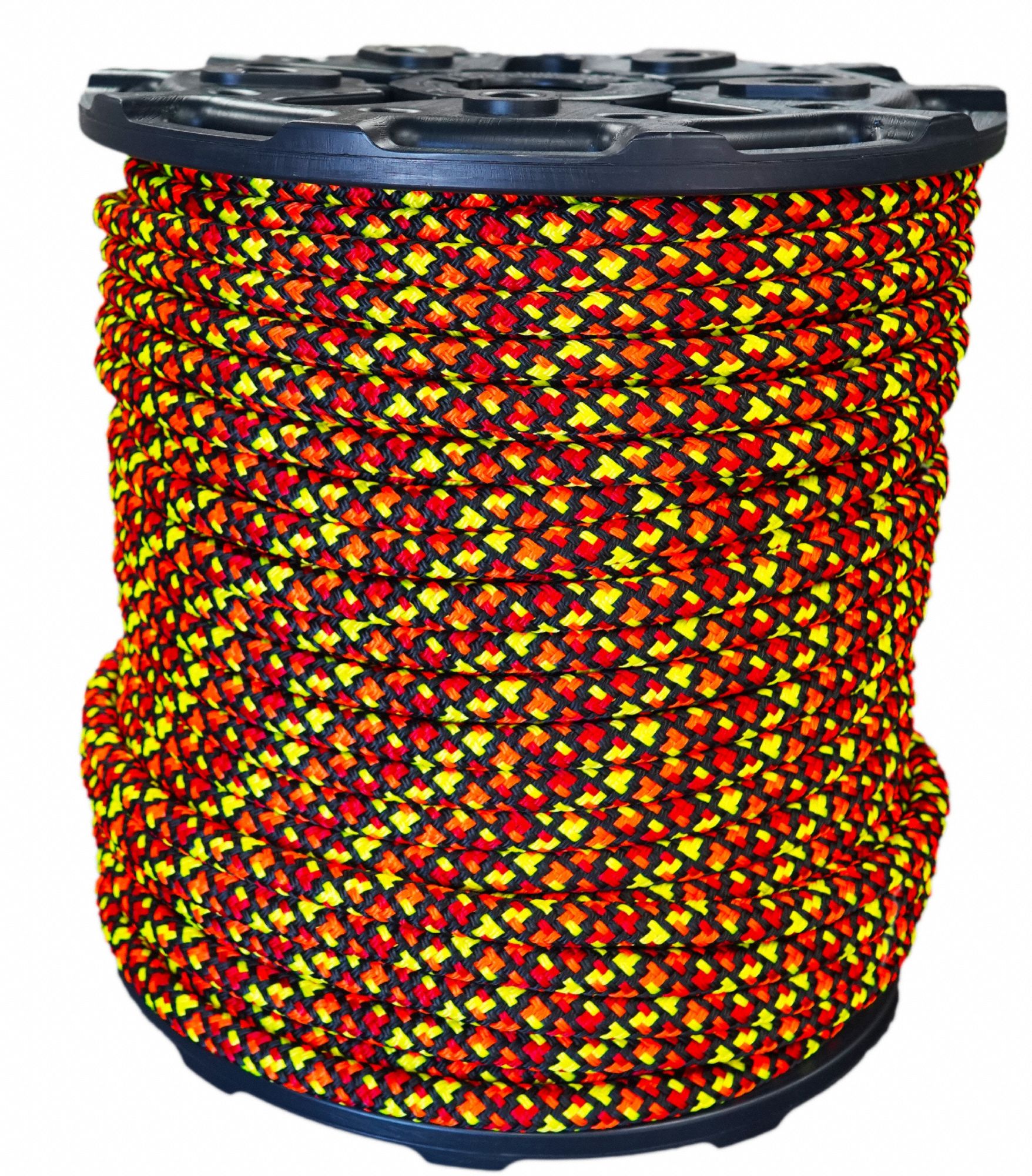 Rigging and Climbing Rope: Double Braid, 5/8 in Dia, 3, 900 lb Working Load Limit, Nylon