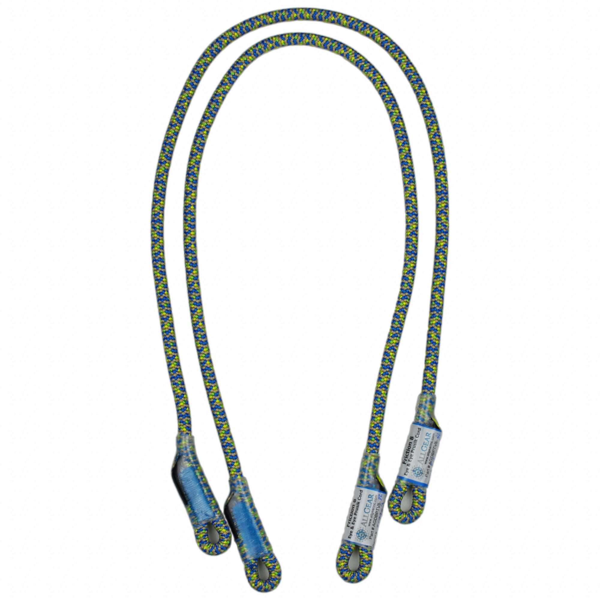 Rigging and Climbing Rope: Double Braid, 5/16 in Dia, 410 lb Working Load Limit, Aramid