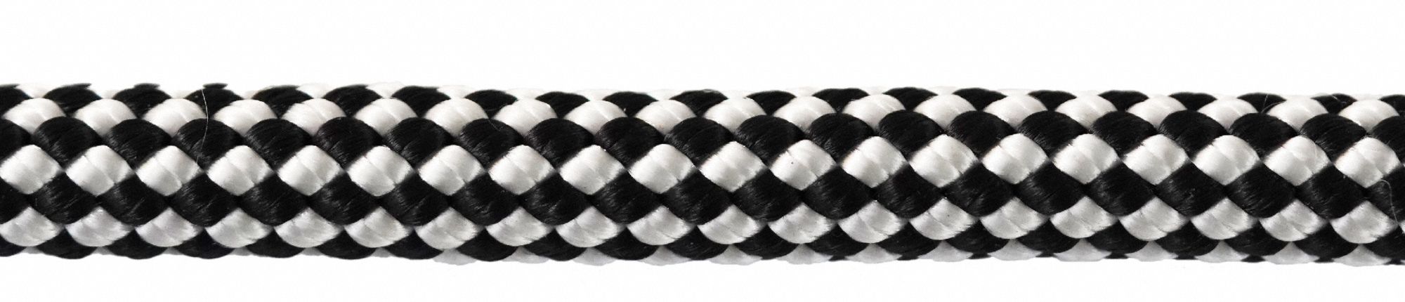 Rigging and Climbing Rope: Kernmantle, 7/16 in Dia, 780 lb Working Load Limit, Nylon