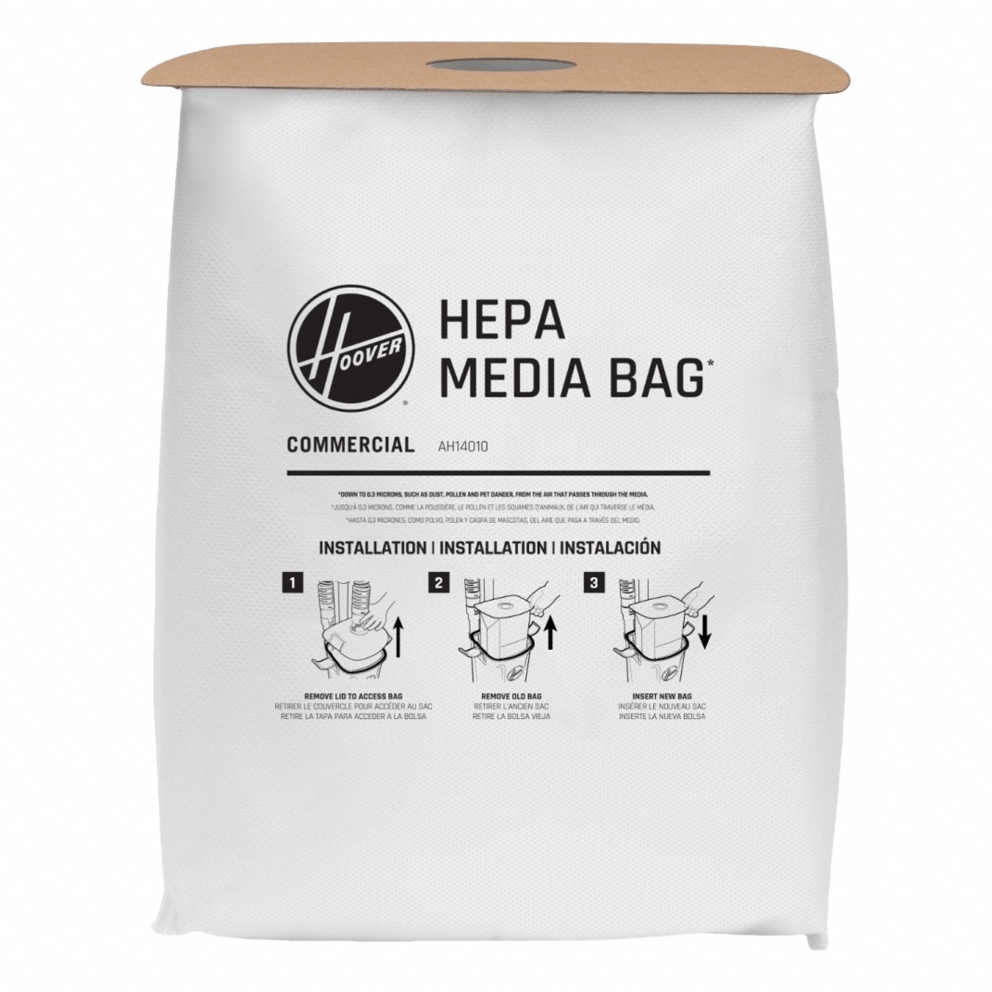VACUUM FILTER BAG,HEPA,PK10