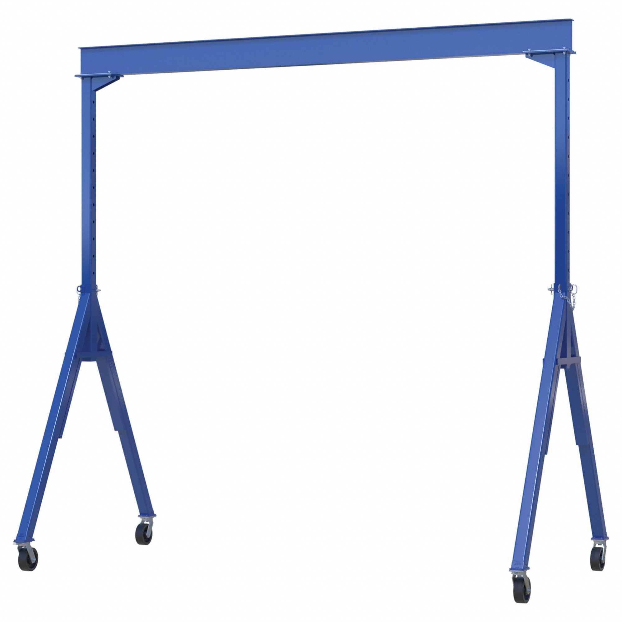 STEEL GANTRY CRANE, ADJUSTABLE HEIGHT, 15FT L