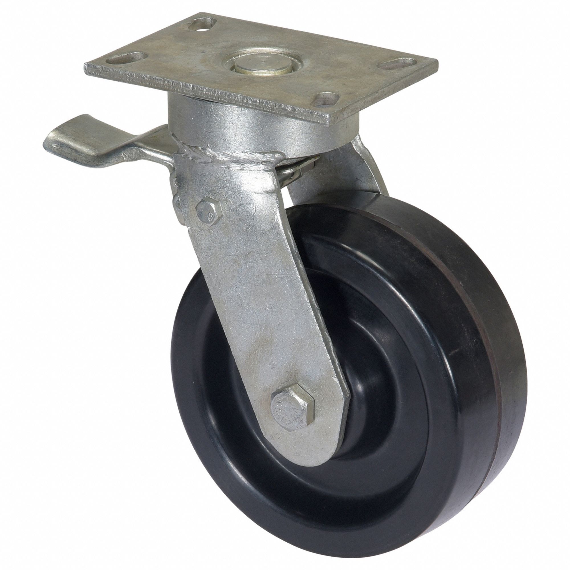 STEEL GANTRY CRANE, LOCKING CASTERS