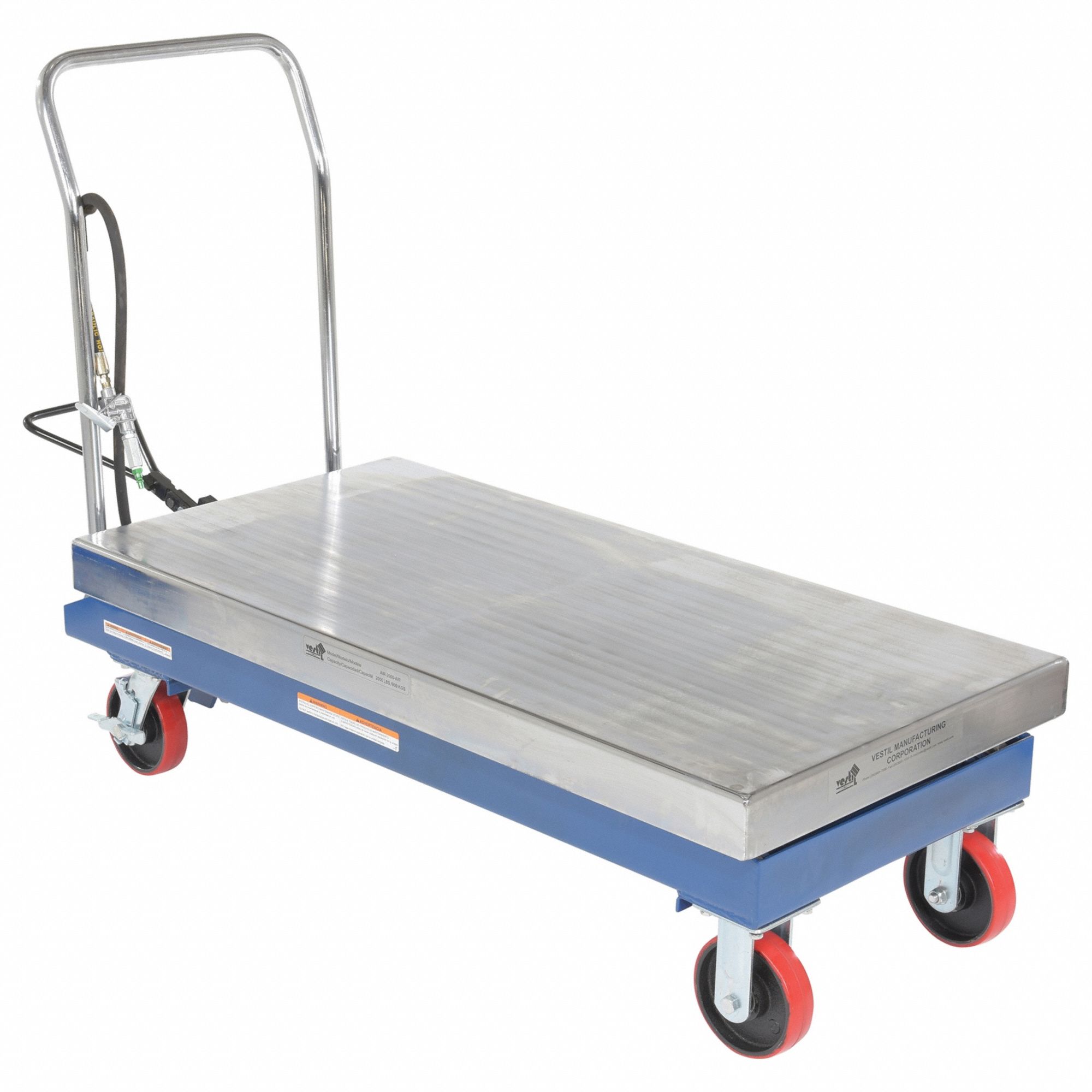 Air Hydraulic Steel Cart