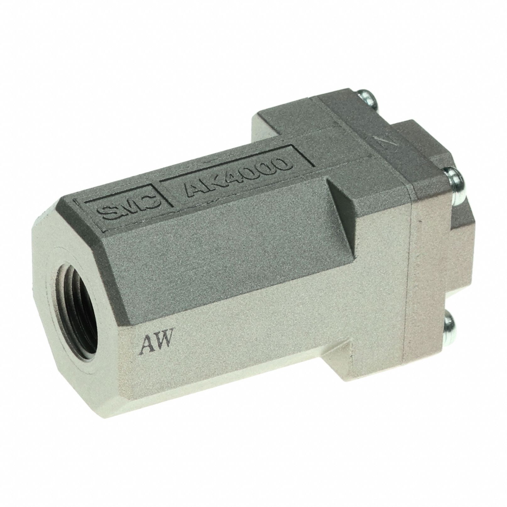 Pneumatic Check Valve: Bushing, 1/2 in NPT, 3/8 in NPT, 1 MPa Max. Pressure