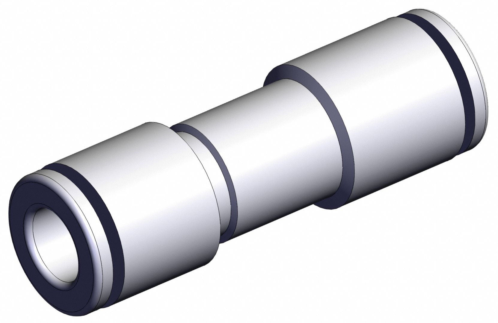 Pneumatic Check Valve: Straight, 6 mm Tubing, 6 mm Tubing, 1 MPa Max. Pressure
