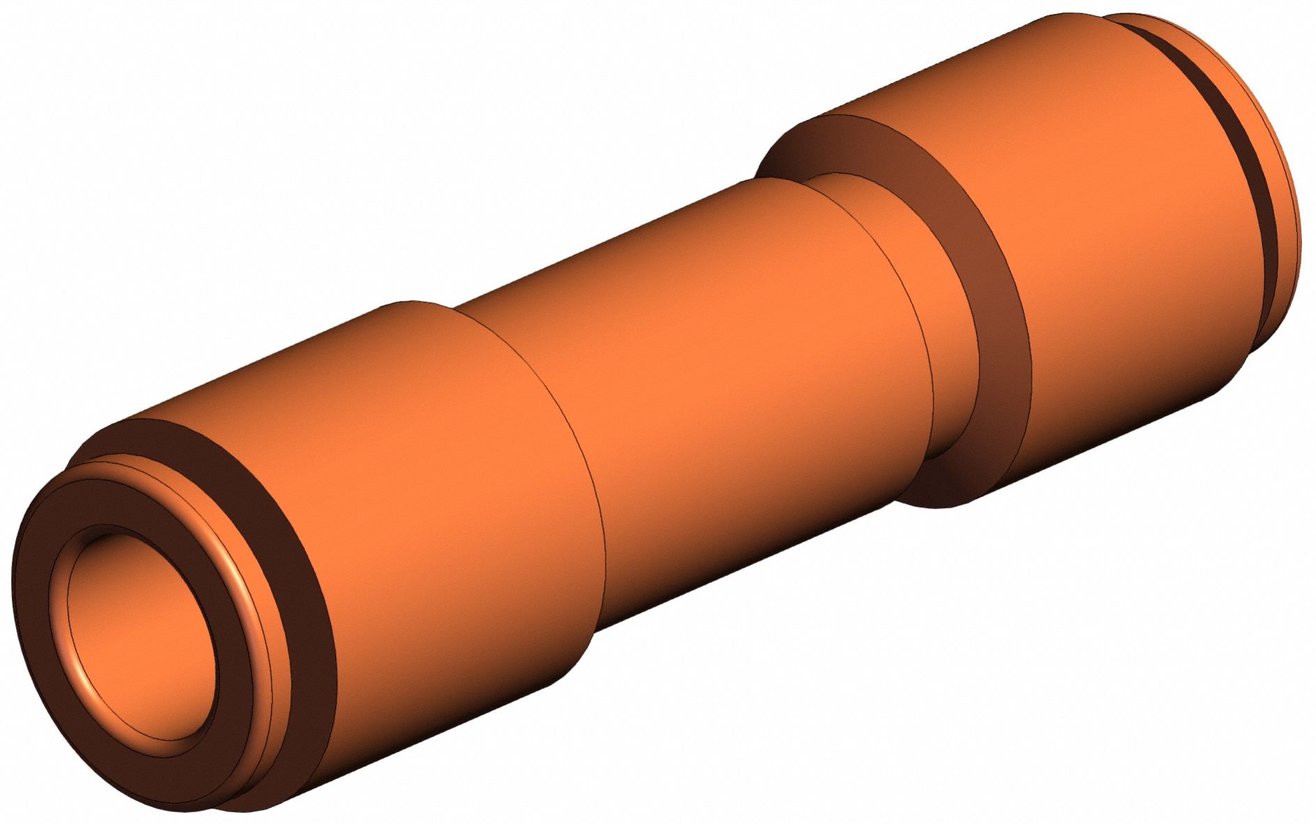 Pneumatic Check Valve: Straight, 5/16 in Tubing, 5/16 in Tubing, 1 MPa Max. Pressure