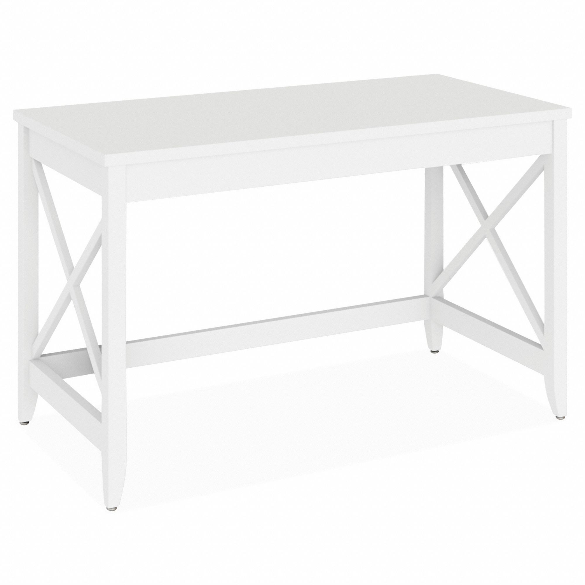 ALERA, Woodgrain Laminate, White, Writing Desk - 801AK5|ALEWSF4824WT