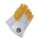 WELDING GLOVES, MIG/TIG, SIZE XXL/11, GREY/YELLOW, 5 IN, DEERSKIN/COWHIDE/POLYESTER/COTTON, PAIR