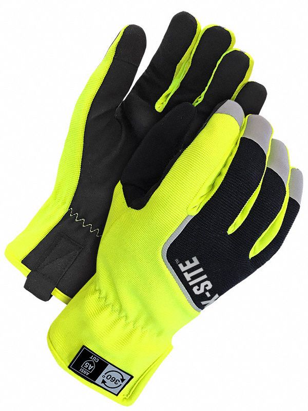 BDG Mechanics Gloves XL ( 10 ), Mechanics Glove, Polyester, ANSI Cut Level A5, Full, HPPE, 1 PR