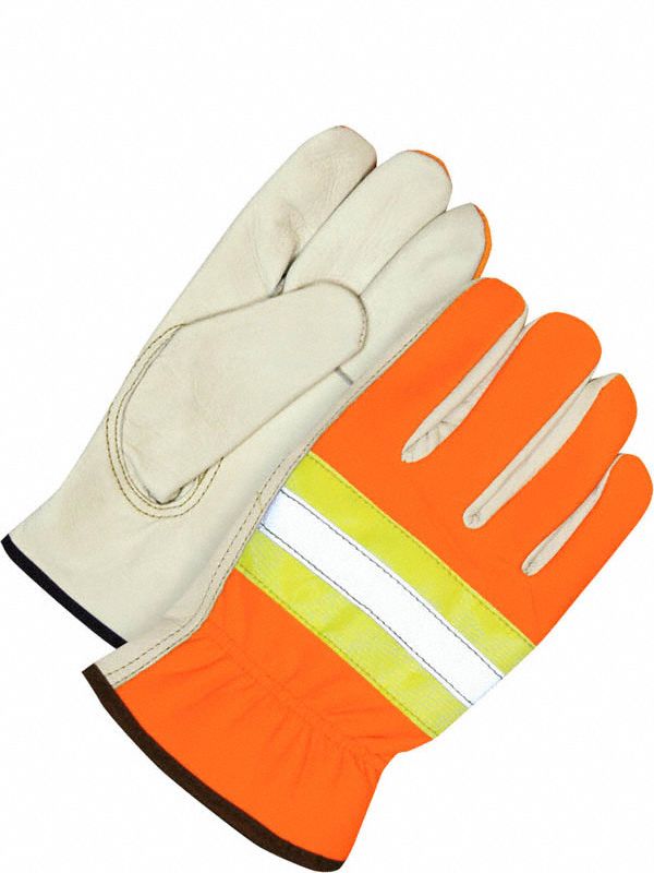 DRIVER GLOVE, KEYSTONE THUMB, 1 1/2 IN CUFF, SZ S/7, BEIGE, PREMIUM COWHIDE, PR