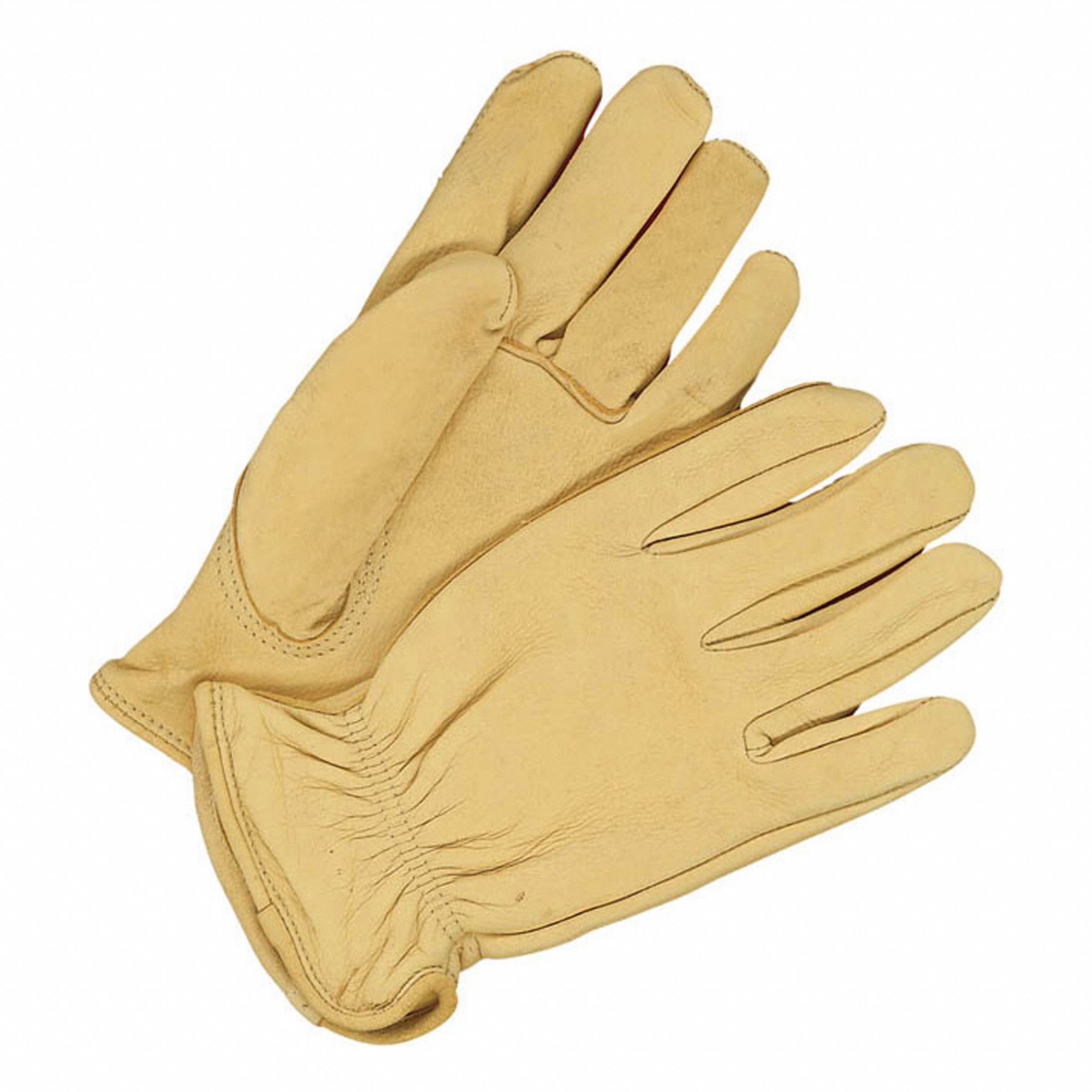 LEATHER GLOVES,2X-LARGE,DEERSKIN,PR