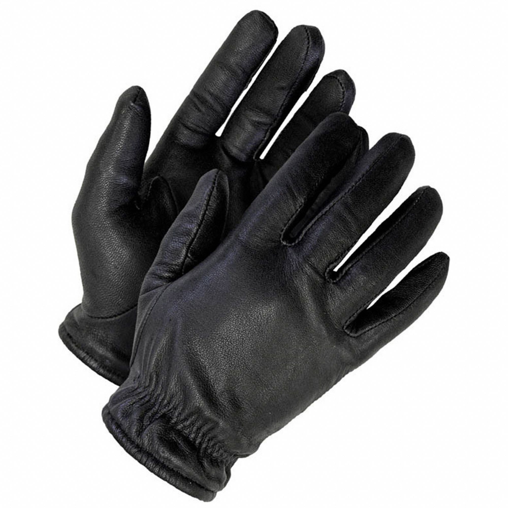 Deerskin Gloves Without Lining – Black | American Fur 1 Pair / S