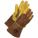 WELDING GLOVES, TIG/MIG, MEDIUM/8, GOLD/BROWN, COWHIDE/KEVLAR, PAIR