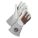 WELDING GLOVES, WING THUMB, GAUNTLET CUFF, GREY GOATSKIN, 2XL, TIG, COTTON
