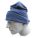 ARC TEK KNIT TOQUE/BEANIE, BLUE, UNIVERSAL SIZE, META-ARAMID FIBER