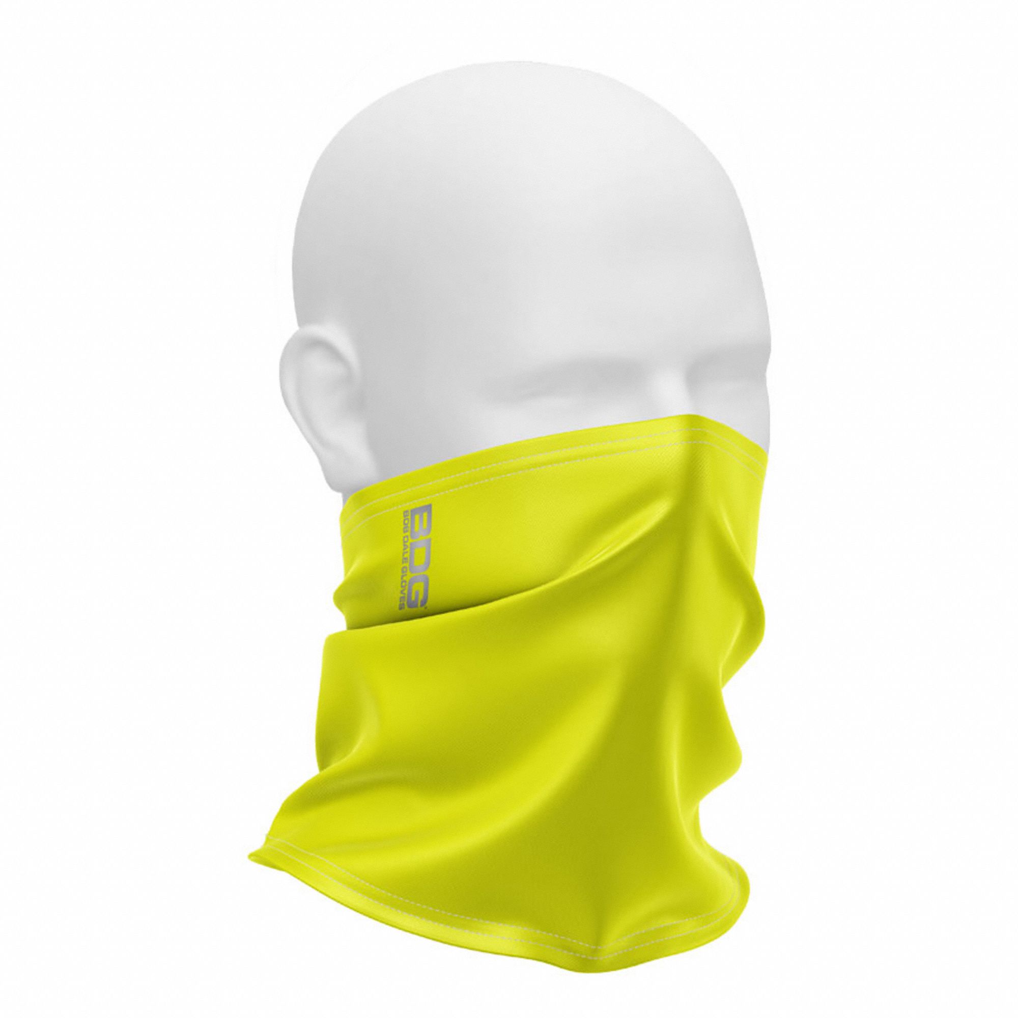 NECK GAITER,SZ UNIVERSAL,YELLOW