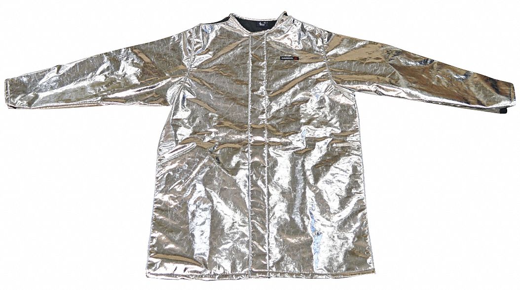 ALUMINIZED COAT,SZ S,SILVER