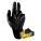 GANTS JETABLES, 9 1/2PO L/ÉPAISSEUR 6 MIL, TAILLE 8/M, NOIR, NITRILE, BT 50