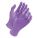 DISPOSABLE GLOVES, 6 MIL THICK, SZ 10/XL, PRPL, RUBBER LATEX, PKG 100