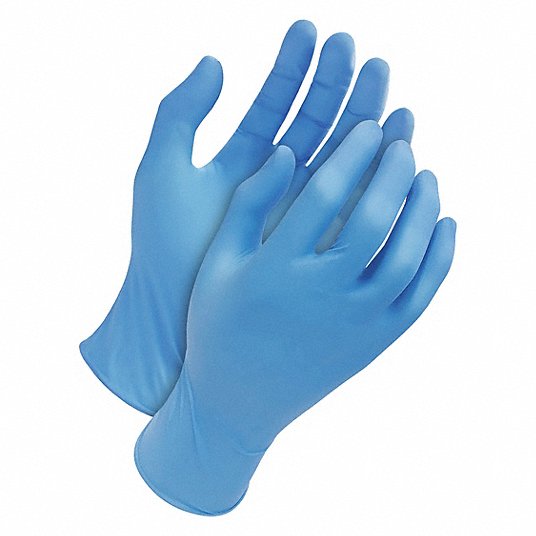 3.5mil Blue Nitrile Powder-Free Gloves - 100/box - 1000/case