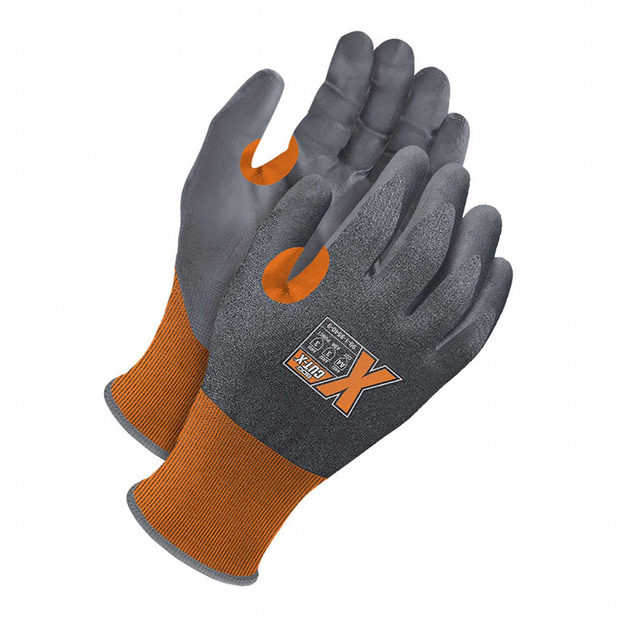 COATED GLOVES,A4,HPPE,GREY,XL,PR