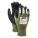 ARC FLASH GLOVES,CUT/HEAT-RESISTANT,XL/SIZE 10, BLK/GRN/WHT,13 GA,ARAMID/BIOPOLYMER, PAIR