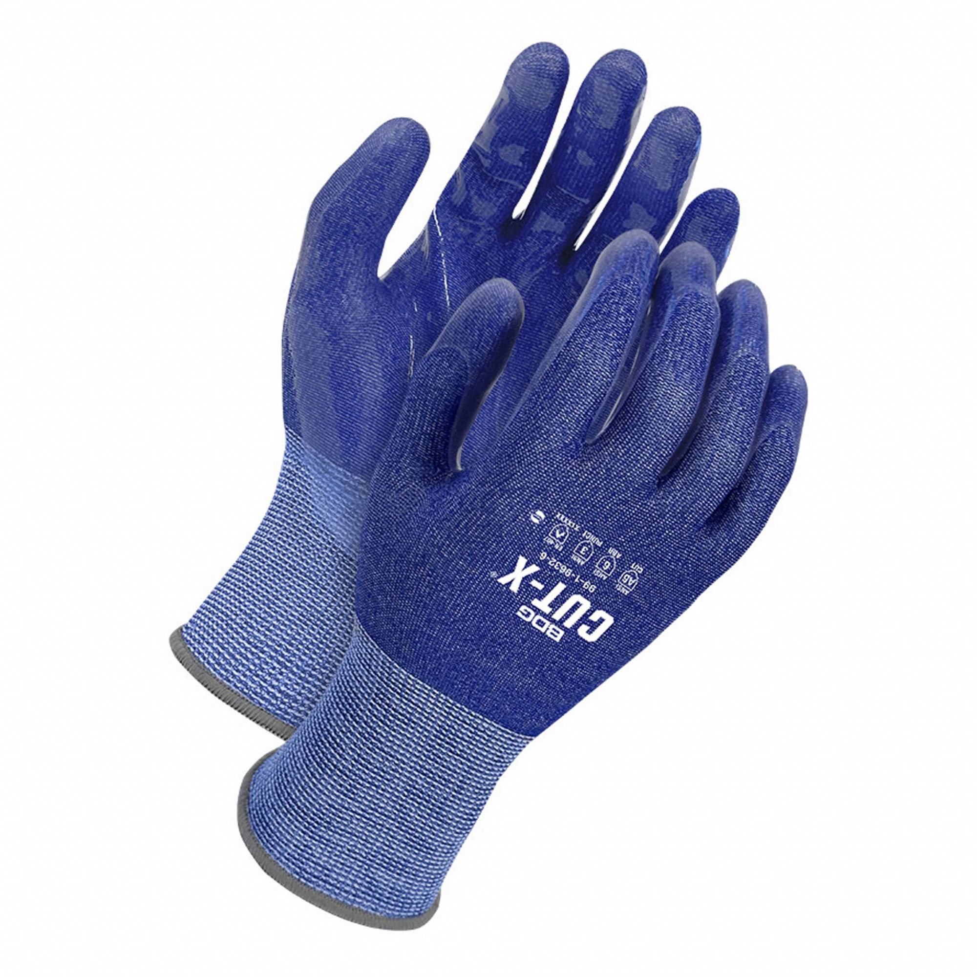 COATED GLOVES,A9,HPPE,CLEAR,S,PR