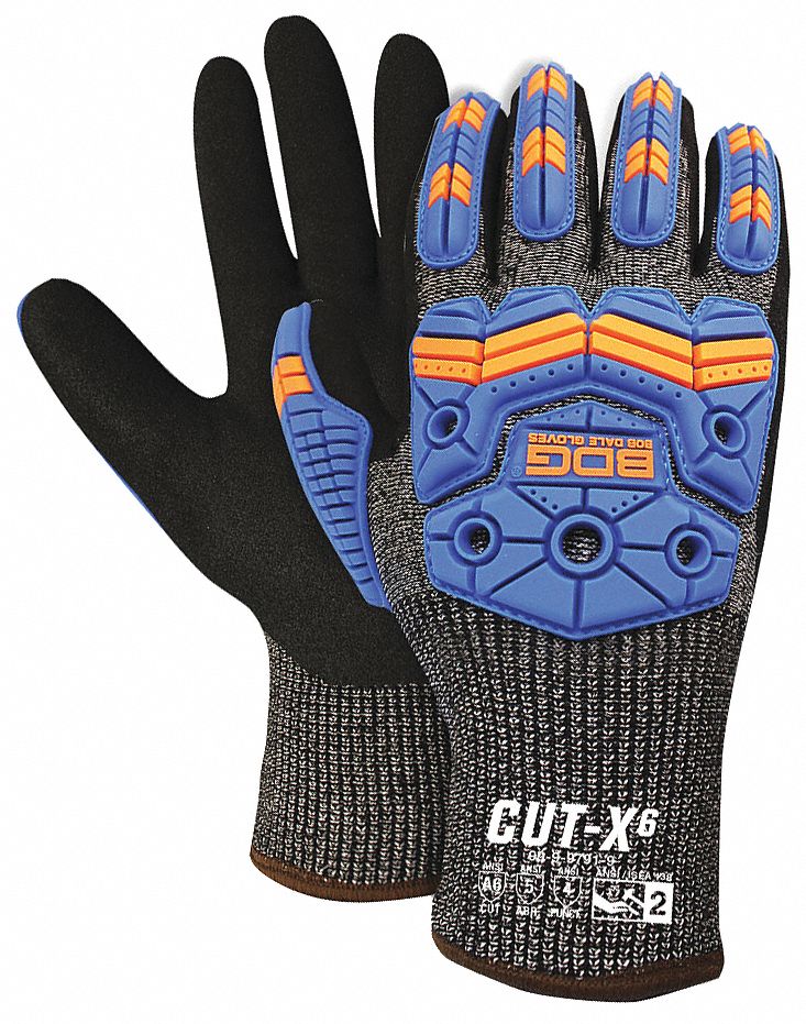 VF, Coated Gloves, M/8, 56LC77, PR