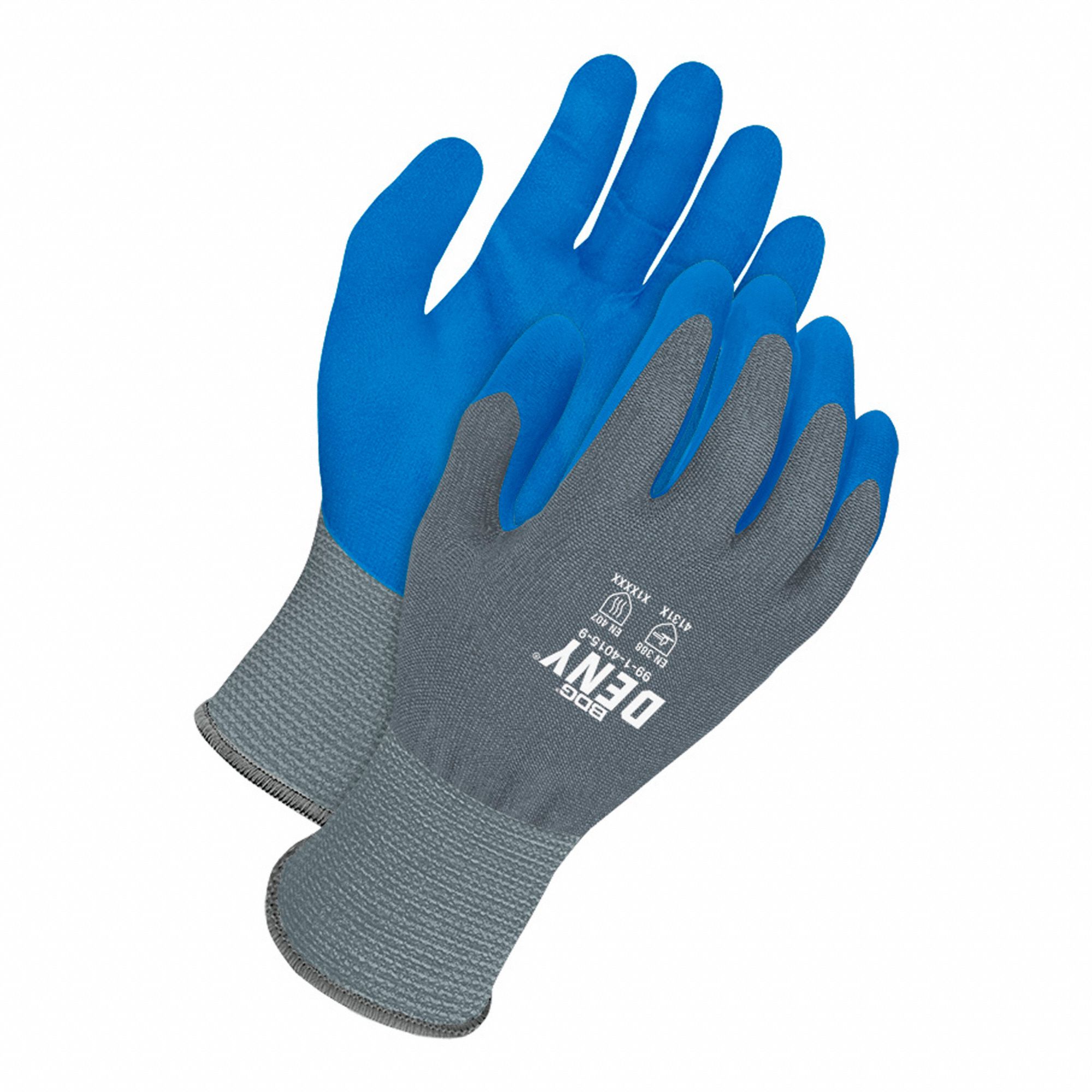 GAUGE SPANDEX/NYLON GREY W/BLUE NITRI