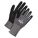 GANTS,ENDUIT PAUME/DOIGT,ABS N4,CALIBRE 15,TLE 10,GRI/NR,MSE DE NITRILE,NYL,PR 1