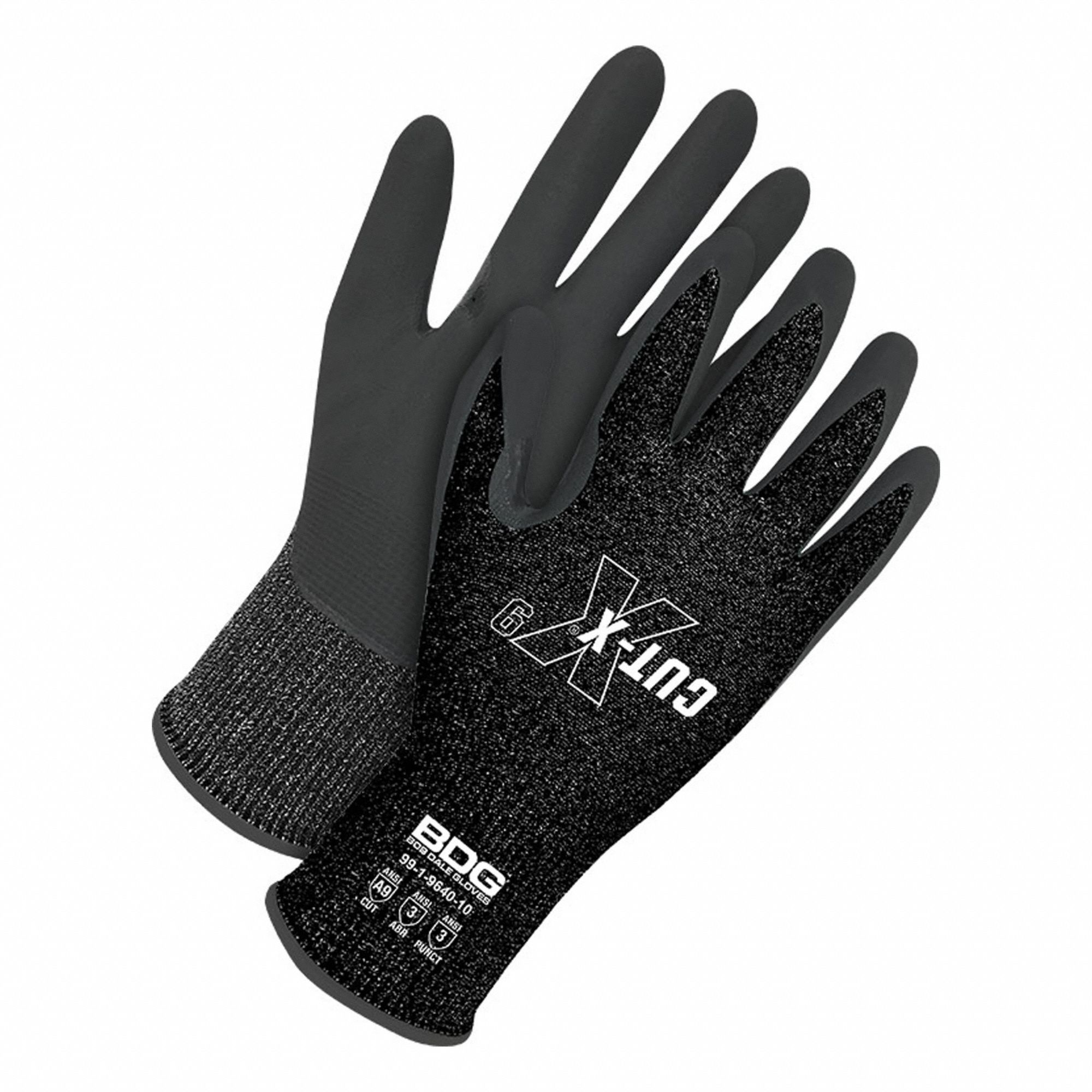 COATED GLOVES,GRAY,HPPE,3XS,PR