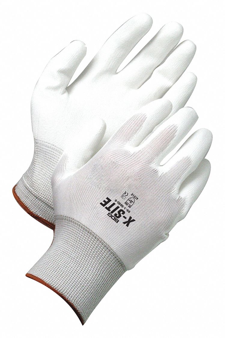 COATED GLOVES, NYLON, 2XL, PR