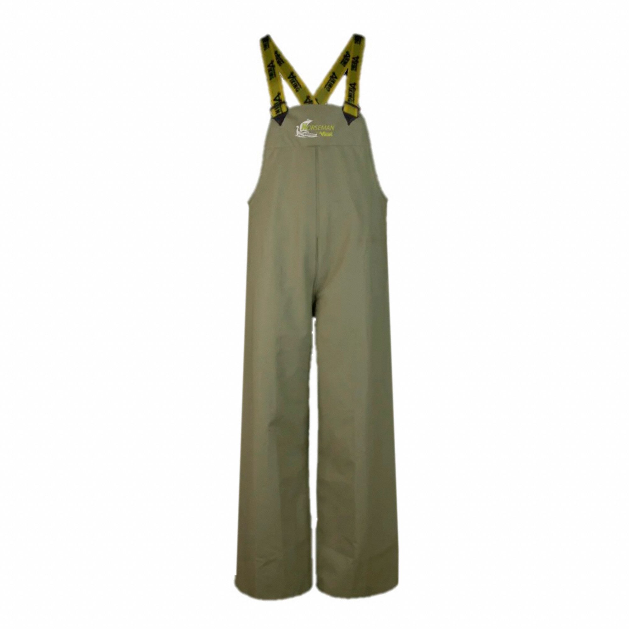 RAIN BIB OVERALLS,GREEN,SZ 3XL