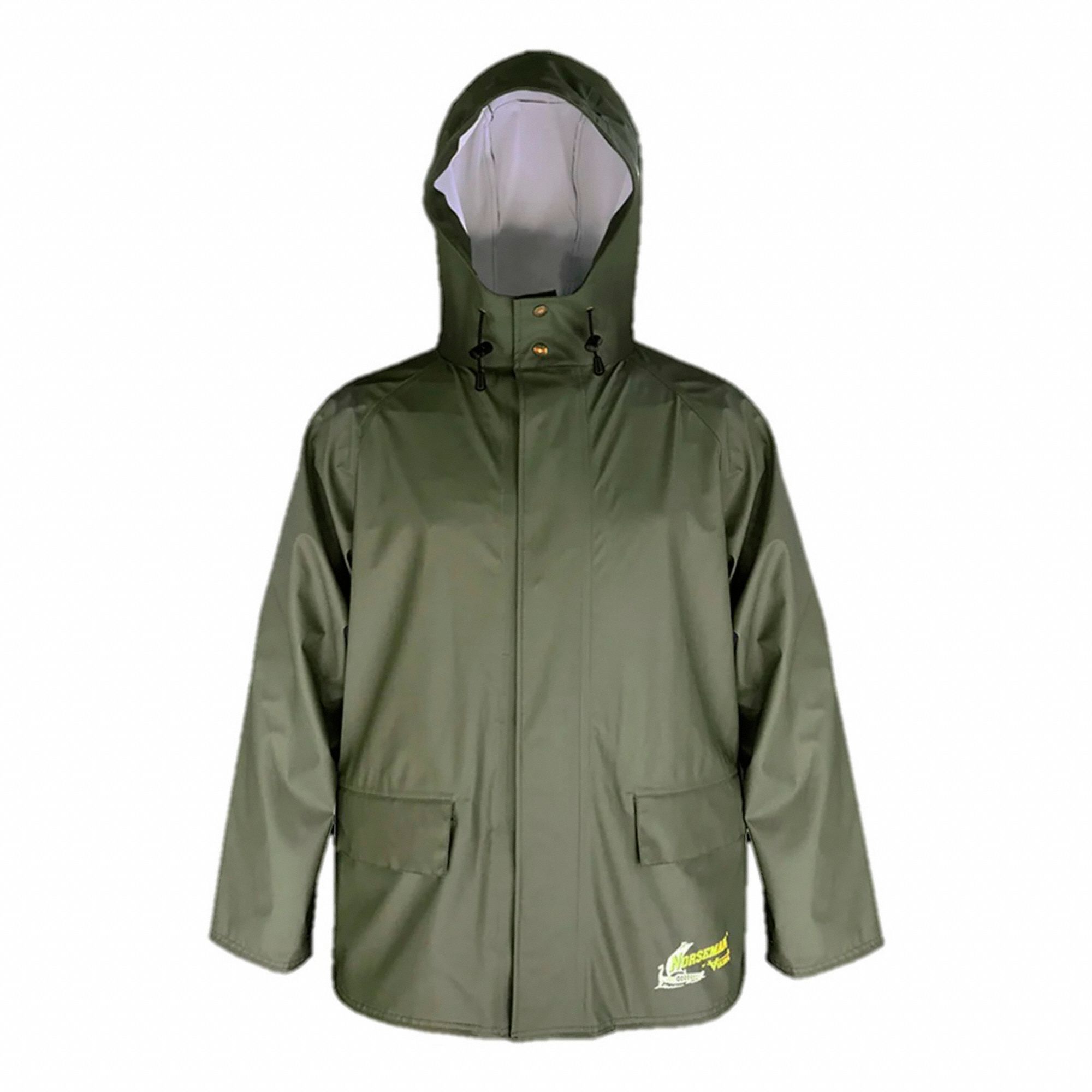 RAIN JACKET,GREEN,SZ M